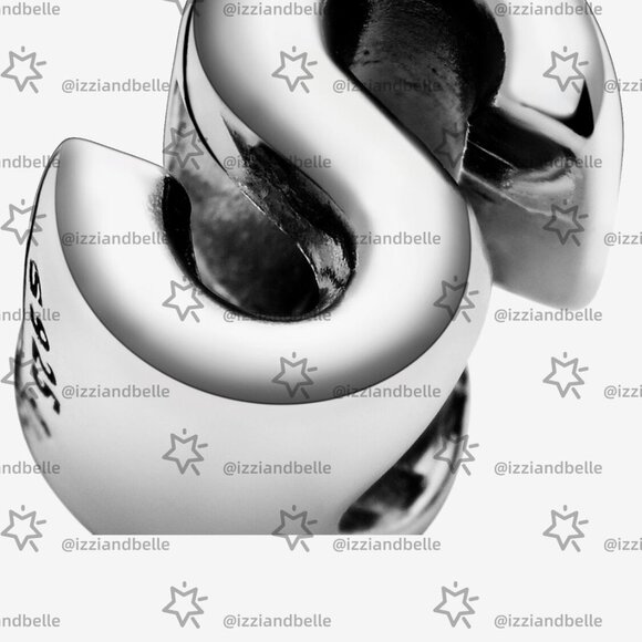 Pandora Letter S Alphabet Charm - Picture 4 of 6